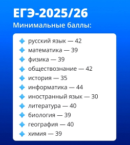 Полезная информация ЕГЭ-11